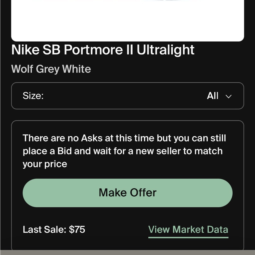 Nike SB Portmore II in Gray and White